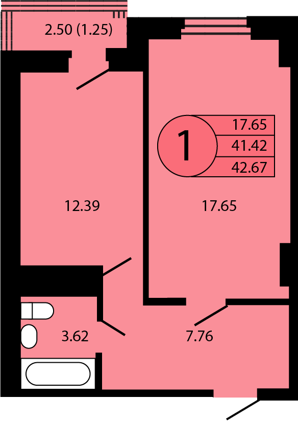 3 ���� 1-�������. 42.67 ��.�.